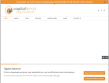 Tablet Screenshot of capitoldentalinc.com